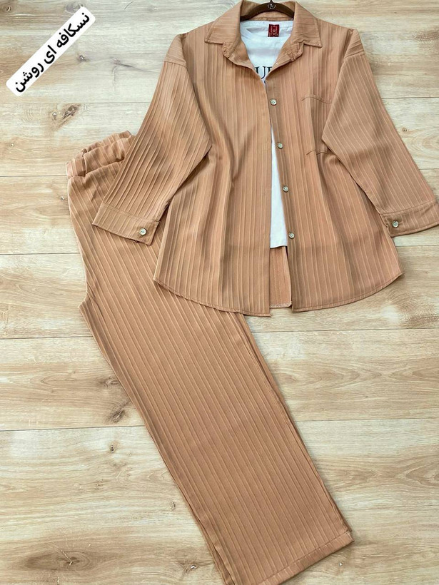 شومیز شلوار نیکا 😍🎀کد 14047 ماه