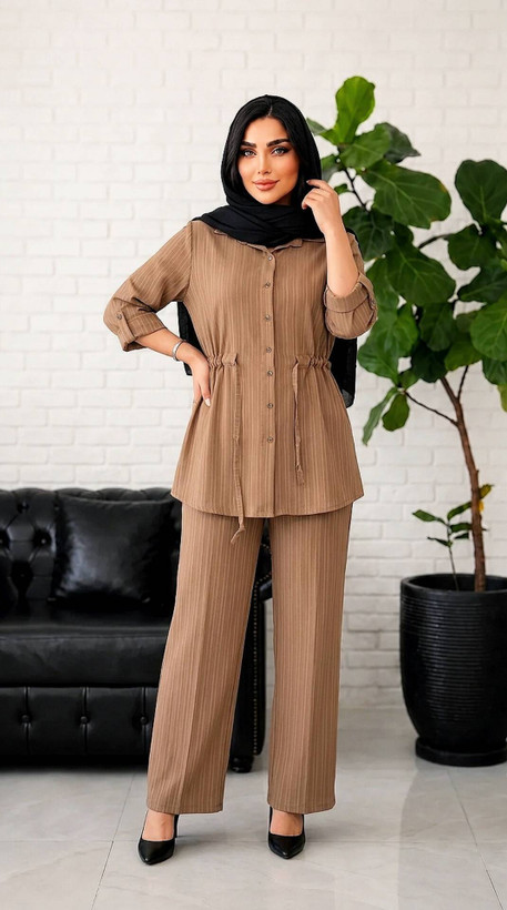 شومیز شلوار. کمر گت 😍🥰کد. 18054 ماه