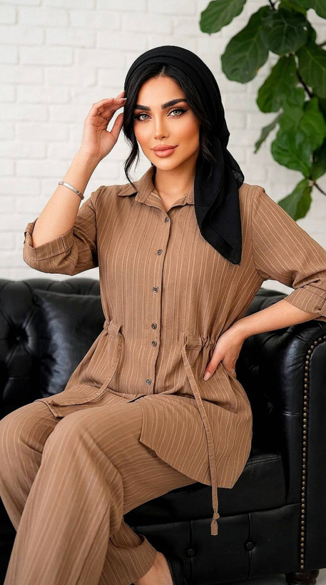 شومیز شلوار. کمر گت 😍🥰کد. 18054 ماه