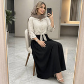 شومیز گرهای و دامن ستوده 🌿 با رنگ بندی و کیفیت بسیار عالی ✅والی۲۱۰۸۸