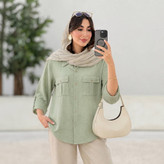 شومیز دیپلمات مهنا 🌿 با رنگبندی و کیفیت عالی ✅والی10369