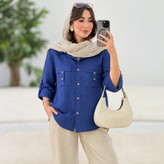 شومیز دیپلمات مهنا 🌿 با رنگبندی و کیفیت عالی ✅والی10369