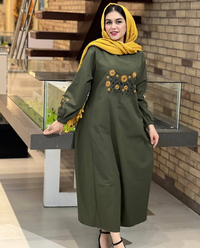کفتان گلدوزی اروشا 🌿 با رنگبندی و کیفیت بسیار عالی ✅والی5839