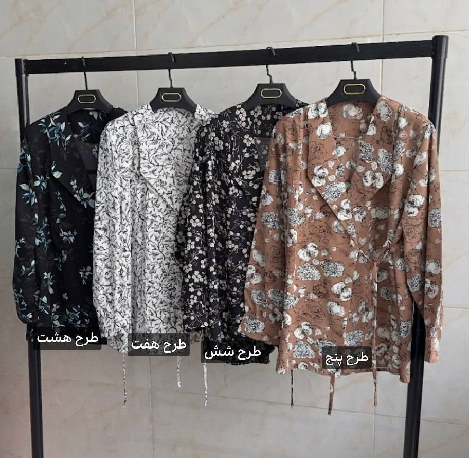شومیز مجلسی نگاه 🌿 با رنگ بندی و کیفیت بسیار عالی ✅ارغوان100766
