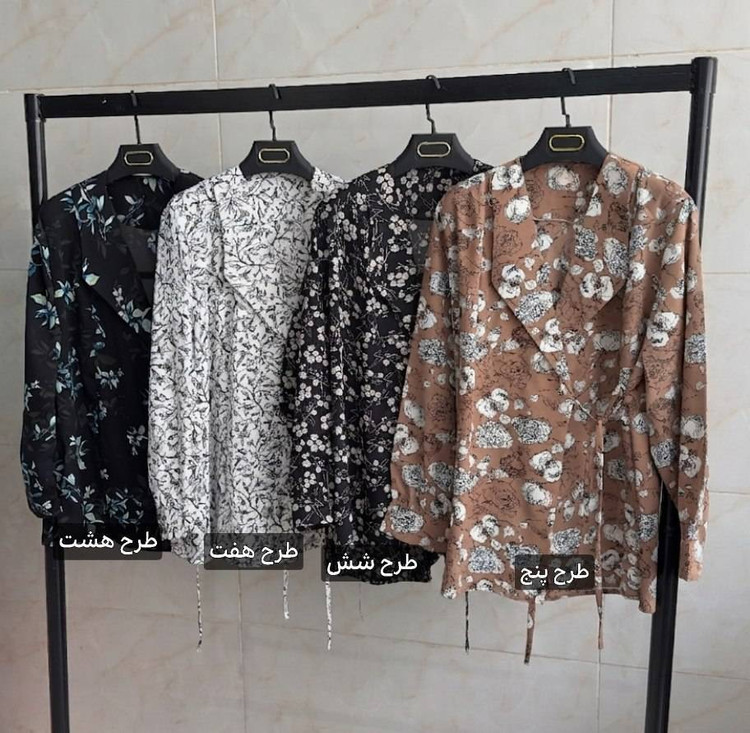 شومیز مجلسی نگاه 🌿 با رنگ بندی و کیفیت بسیار عالی ✅ارغوان100766