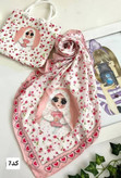 ست کیف و روسری بچگانه 😍🎀کد16860 ماه