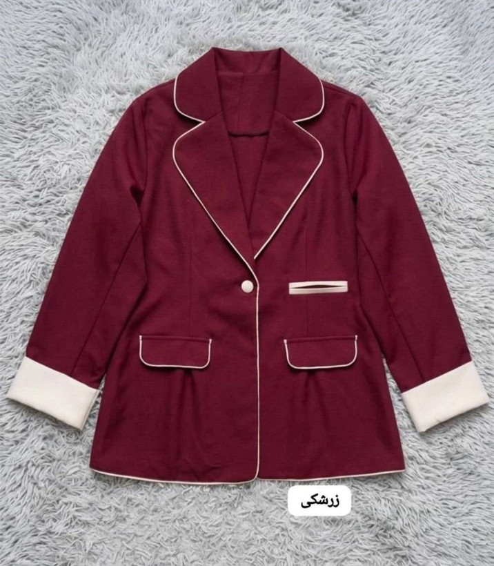 کت تک مغزی دوزی 🌿 با رنگ بندی و کیفیت عالی✅ ارغوان100769