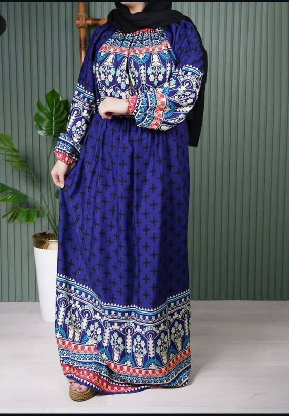 پیراهن ساحلی حاشیهدار 🌿با رنگ بندی و کیفیت عالی✅ ارغوان100611