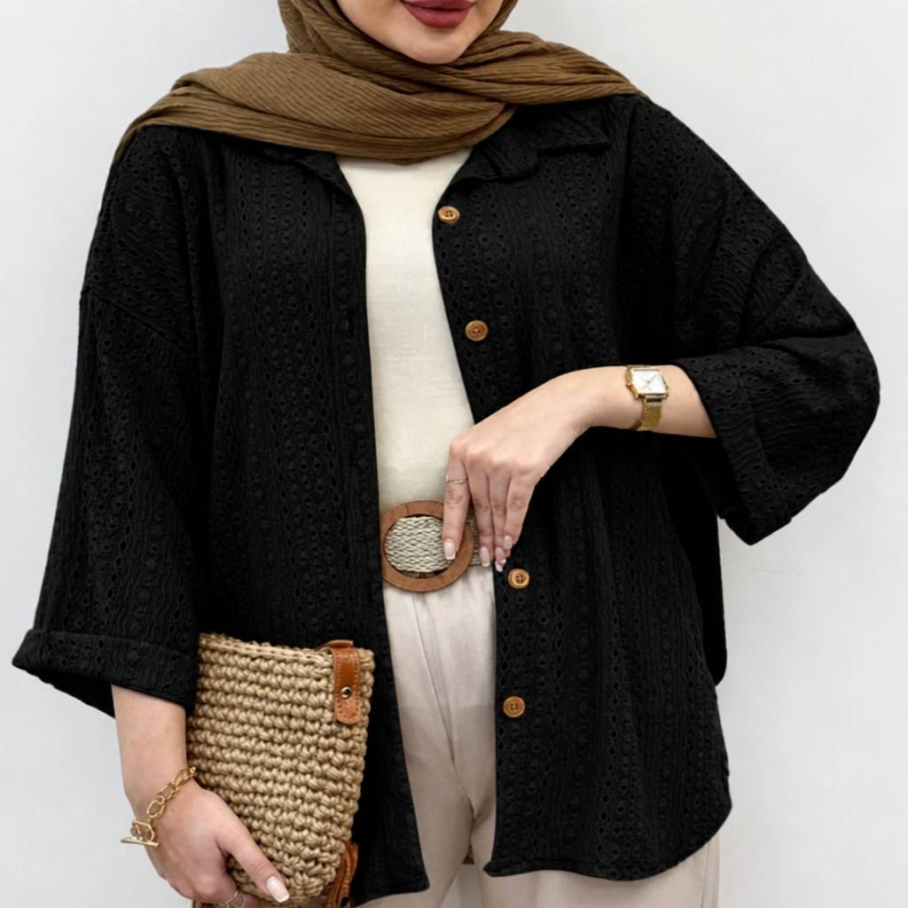 شومیز مراکشی کوک دوزی 🌿 با رنگ بندی و کیفیت عالی ✅والی13859