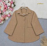 شومیز مانتویی باکسی شفق جنس مراکشی😍✅✨کد 22056 سارین