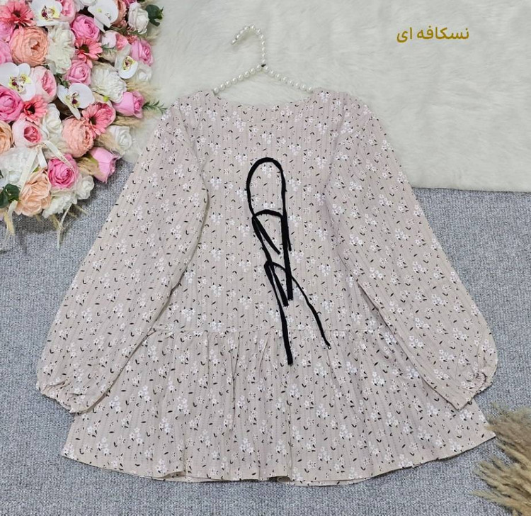 تونیک مانتویی نازگل کلوش😍👌🏻کد 21994 سارین