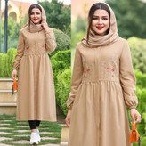 پیراهن گلدوزی نگار🌿 با رنگبندی و کیفیت عالی ✅والی19460