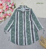 مانتو آستین گت جنس اعلا😍👌🏻کد 5965 سارین