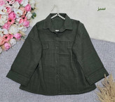 شومیز مانتویی دریا جنس عالی در رنگبندی😍👌🏻کد 21362 سارین