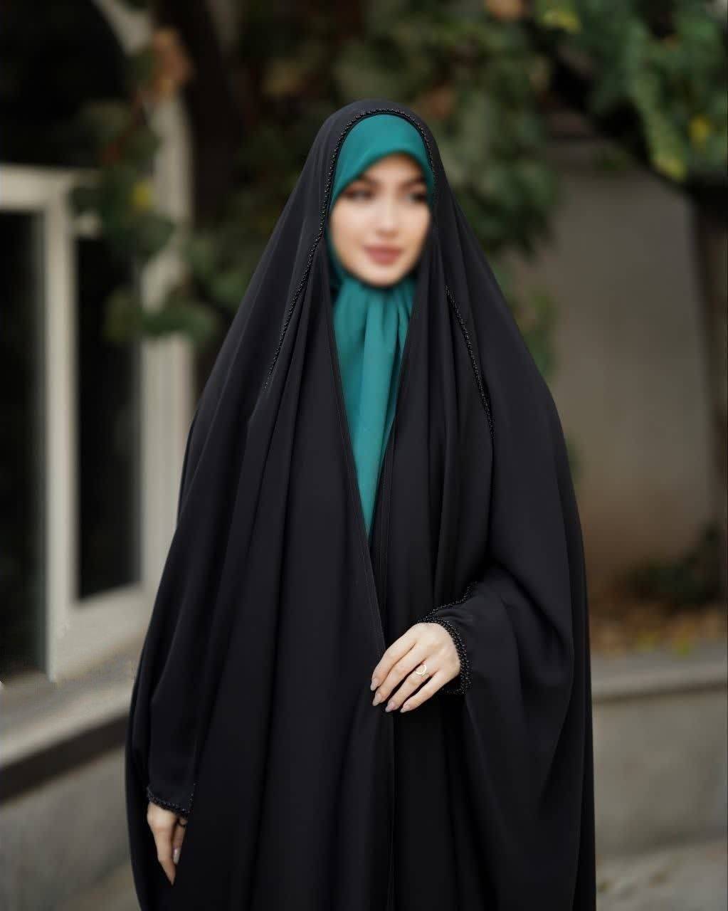 چادر جده مرواریدی 🎀🥰کد 4903 ماه