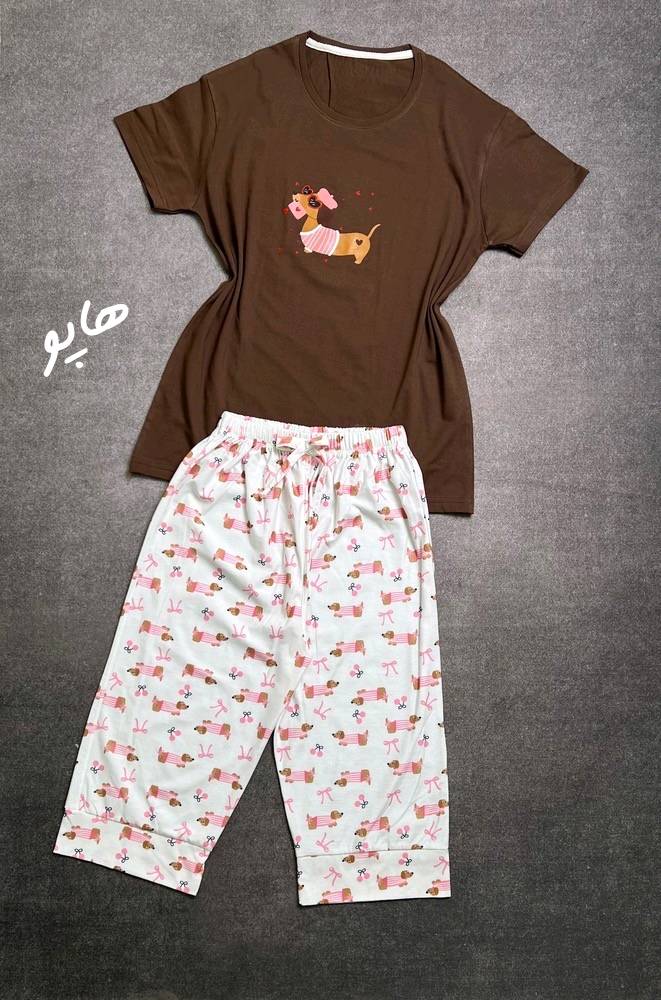 ست تیشرت شلوارک فانتزی در رنگبندی 🎀🎀کد ۲۱۵۵۱ دلتا