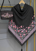 ست کیف روسری گل دی ❤️🥰کد 22200 ماه