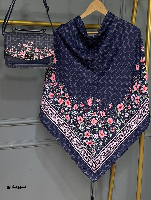 ست کیف روسری گل دی ❤️🥰کد 22200 ماه