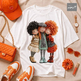 تیشرت لانگ عروسکی 💞❤️کد 701 آدراپانا
