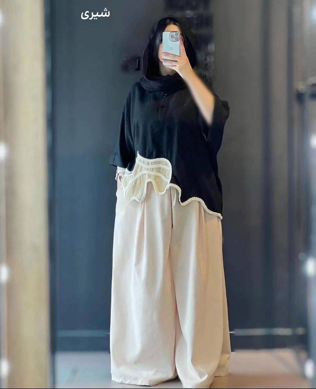 سه تیکه دوزی زیبا و شیک 🎀🥰کد 22251 ترمه