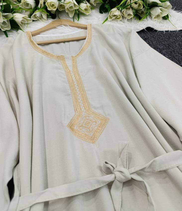 پیراهن بلند طلاکوب جنس نخی😍🎀✨کد 12984 آرات