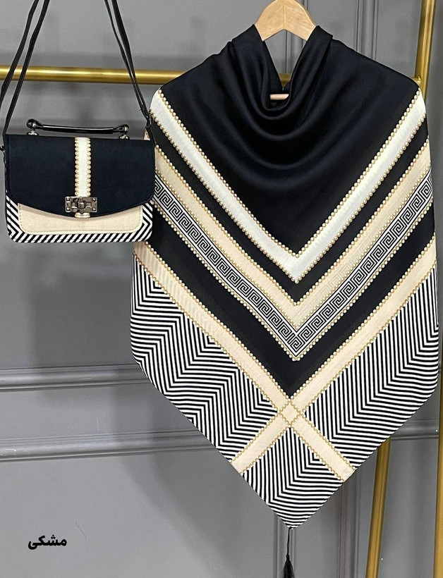 ست کیف و روسری ورساچه تیبا 🎀🫀کد 10466 ماه