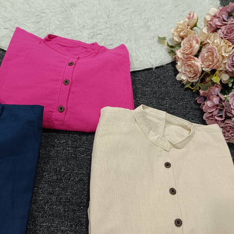تونیک جلو بسته روژین با جنس مرغوب😍✅کد 22316 باران