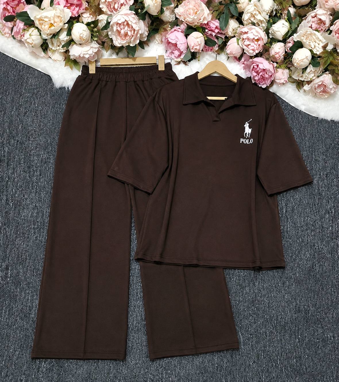 ست پلیور شلوار polo 🥰🤩کد ۲۲۳۱۵ مدلند
