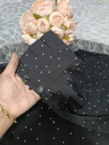پیراهن سوپر کلوش خال خال پیراهن مجلسی تنخور شیک تکرنگ مشکی 💖💖کد ۹۷۵۷ دلتا