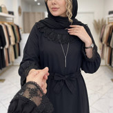 پیراهن عبایی محبوبه الیزه با کیفیت عالی و درجه یک کد 16663 والیا