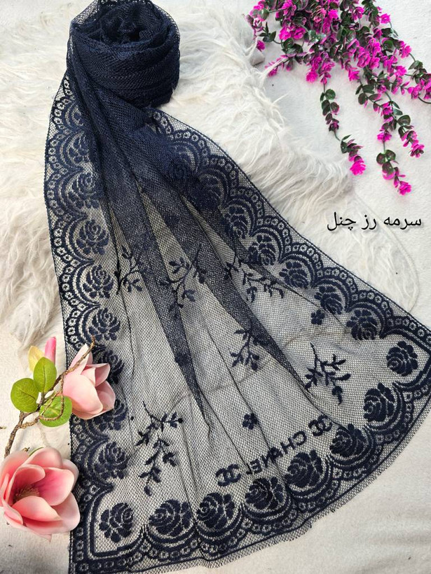 شال تور دانتل زیبا وشیک در رنگبندی 🌈 🌈 کد ۲۱۰۲۰ ستشو