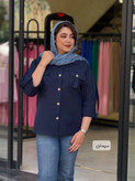 شومیز تابستونی جیب بندی🥰♥کد 10461 طاها