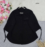 شومیز نگین دار آستین گت🥰♥✨کد 22370 سارین