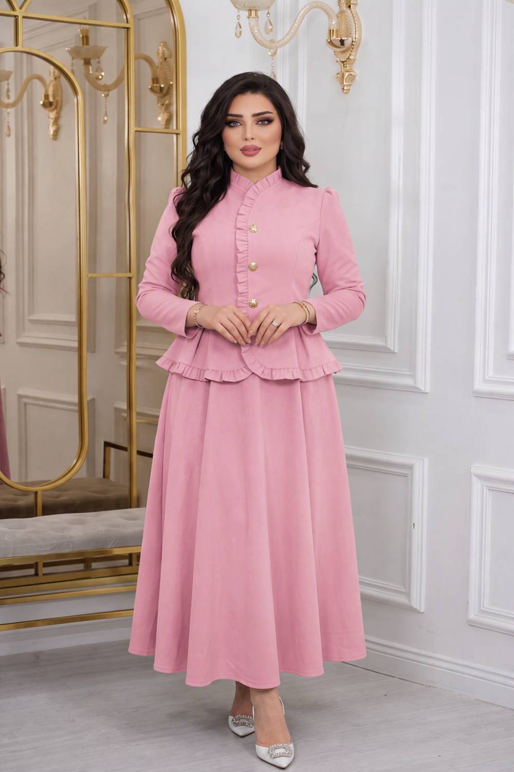 ست کت و دامن عروسک😍🎀🩷کد 21653 ناز