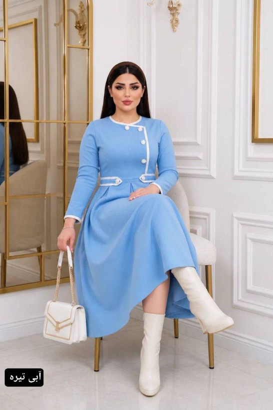 پیراهن بلند آذین جنس مازراتی😎✅♥کد 20951 ناز