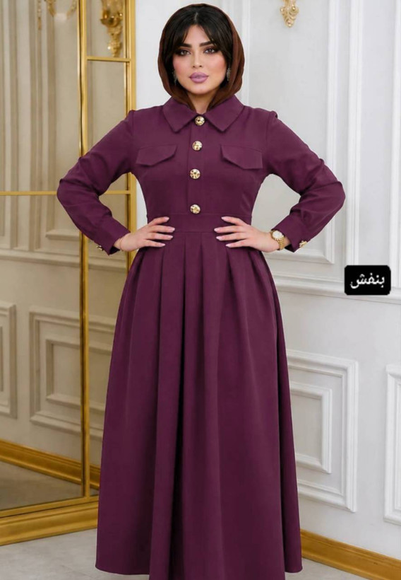 پیراهن بلند دکمه دار ساره با جنس درجه یک😍👌🏻✅کد 15829 ناز