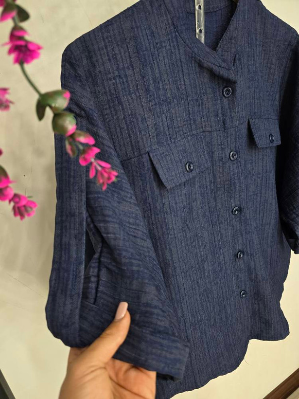 شومیز پرند شانل طرح گازوئیلی رر رنگبندی 🎀🎀کد۲۲۴۰۴ ستشو