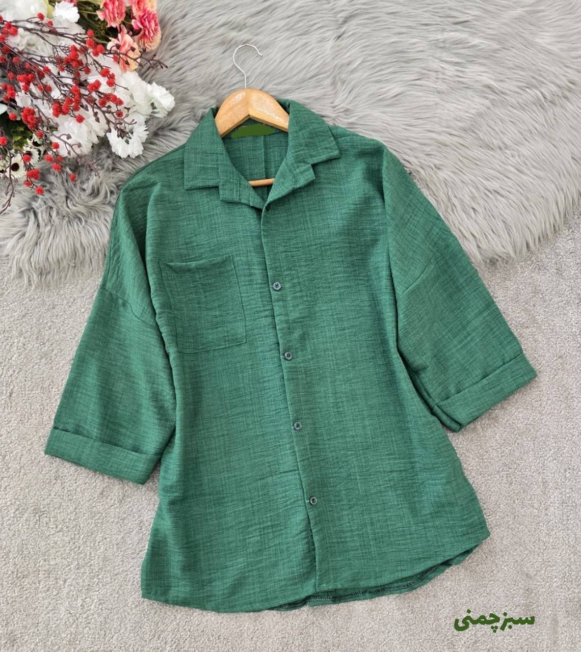 شومیز مانتویی سارا ❤️🎀کد 22415 کلار