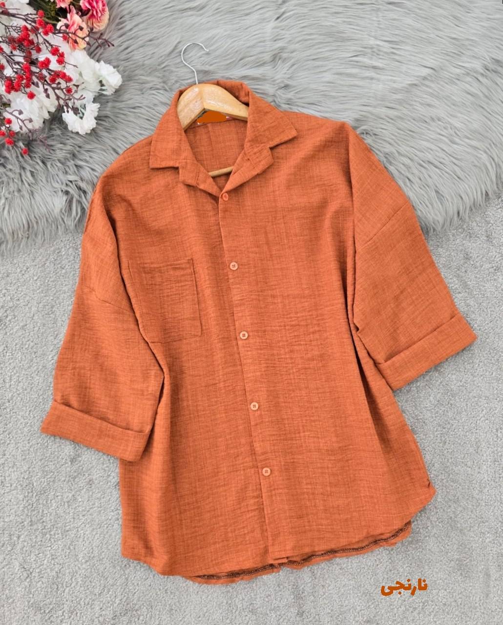 شومیز مانتویی سارا ❤️🎀کد 22415 کلار