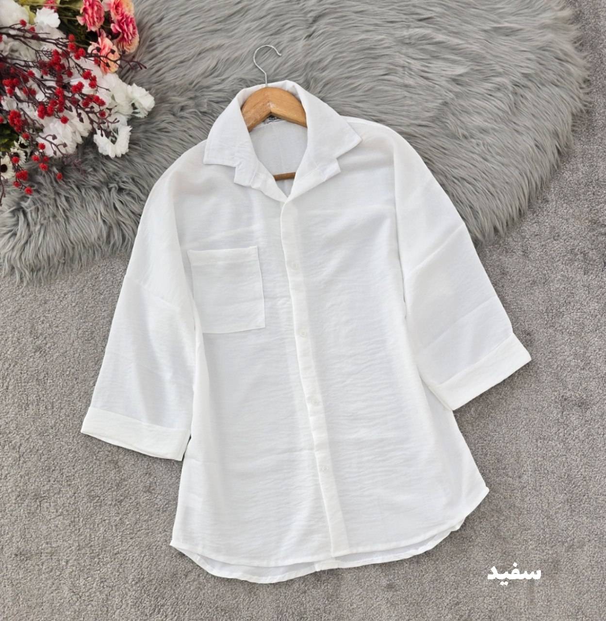 شومیز مانتویی سارا ❤️🎀کد 22415 کلار