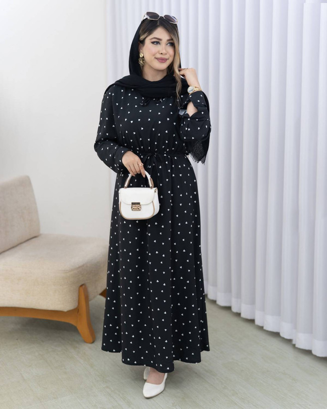 پیراهن بلند قلبی😍♥👌🏻کد 485 حدیث