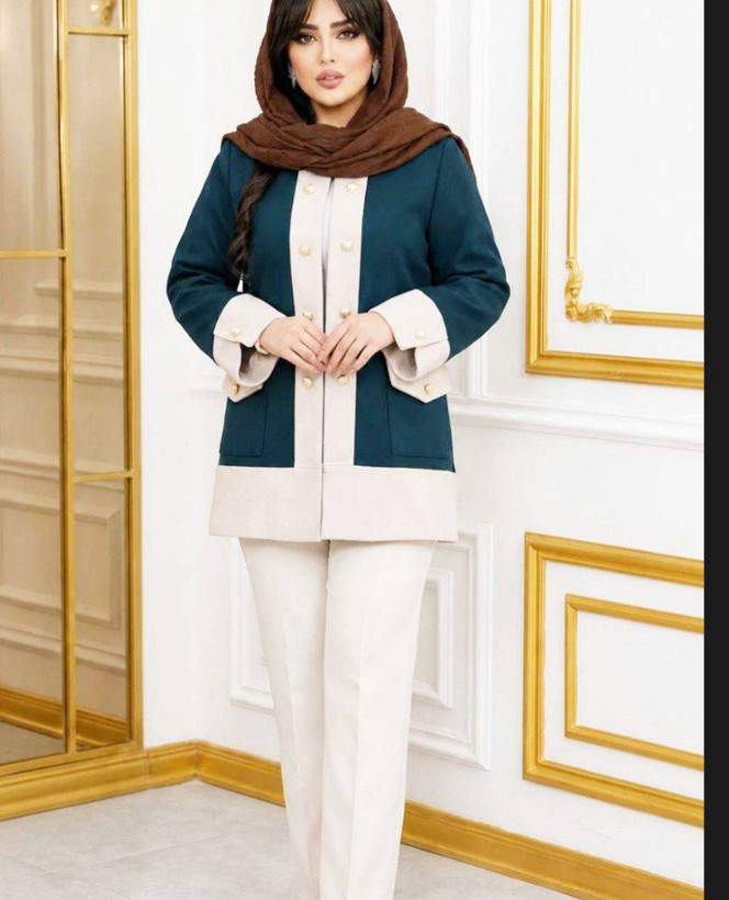 مانتو عسلچه با جنس مازراتی😎✅♥کد 9659 ناز