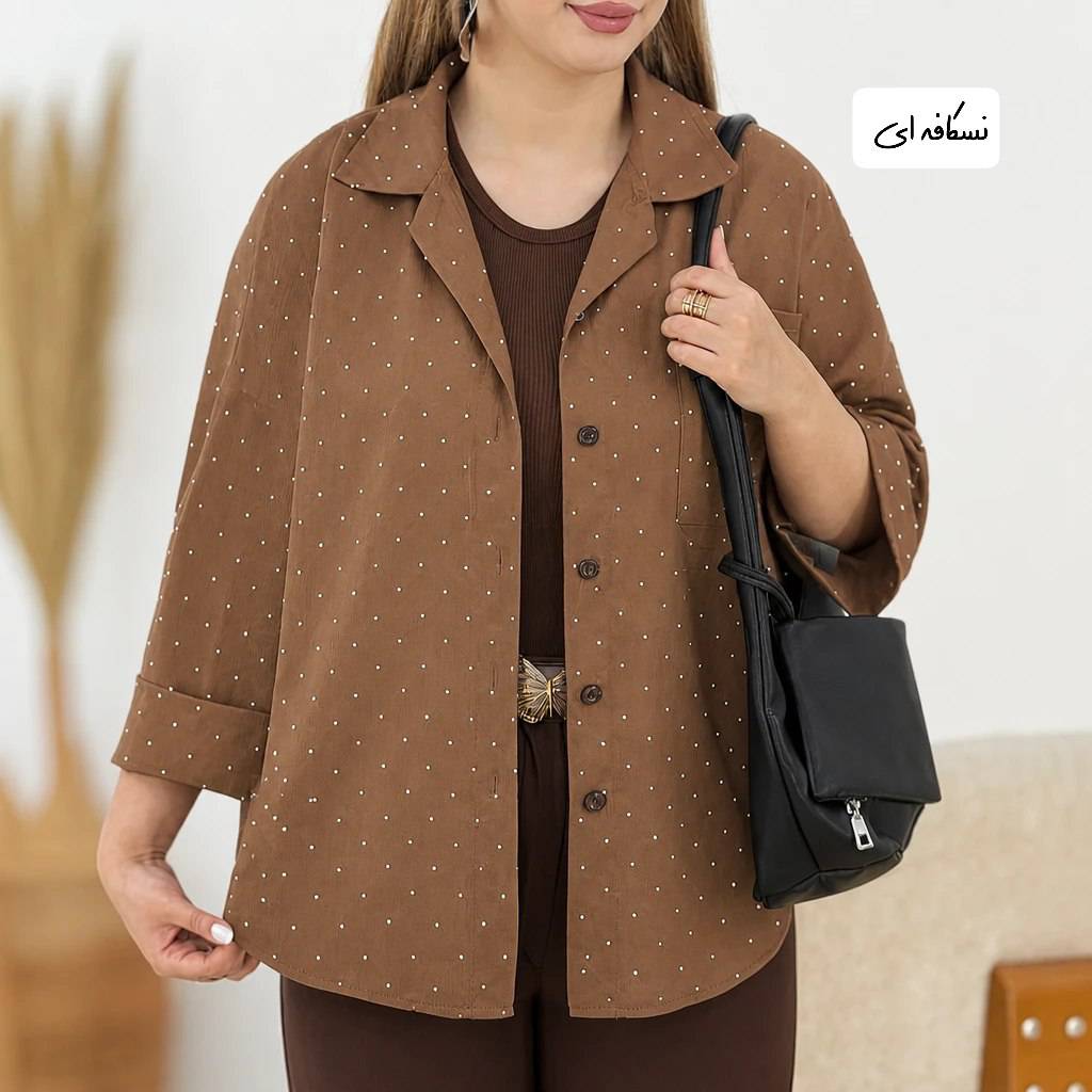 شومیز نگین دار در رنگبندی😍👌🏻کد 15725 طاها