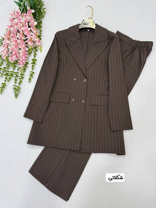 ست مانتو شلوار جنس کتان پلاس مدل مهرو😍👌🏻کد 1459 طاها