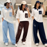 ست تیشرت شلوار LA🫀🥰کد22468 کلار