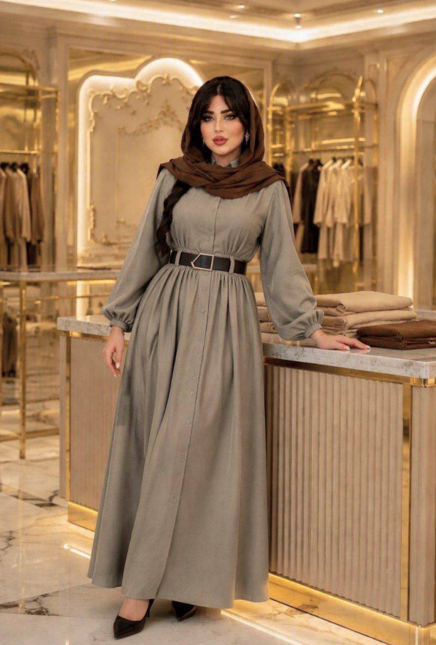 مانتو بلند شکیلا دکمه دار😎👌🏻کد 22529 ناز