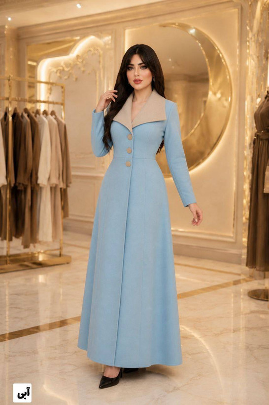 پیراهن بلند زهره با جنس مازراتی😍🌹👌🏻کد 9796 ناز