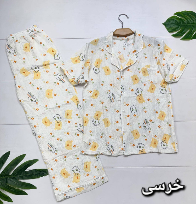 ست بلوز و شلوار هانا 🌿 با رنگ بندی و کیفیت عالی ✅ الیش21724