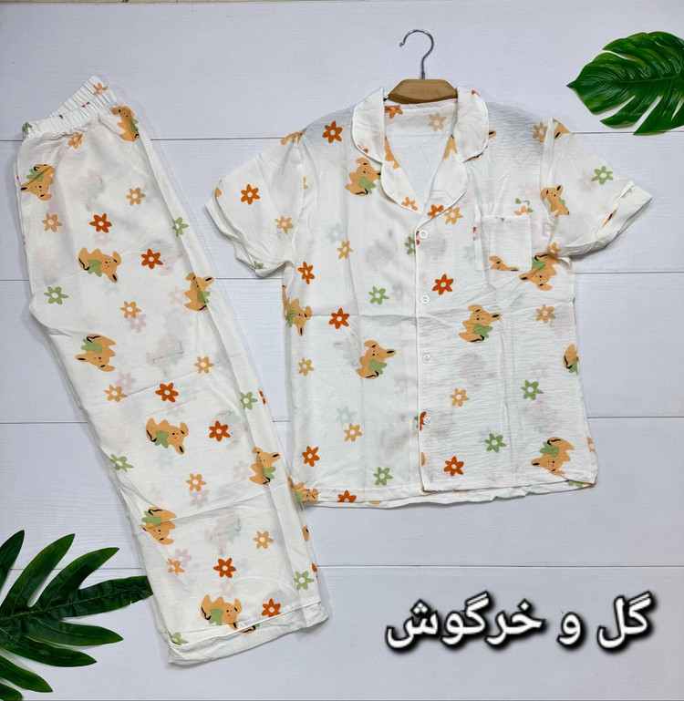 ست بلوز و شلوار هانا 🌿 با رنگ بندی و کیفیت عالی ✅ الیش21724
