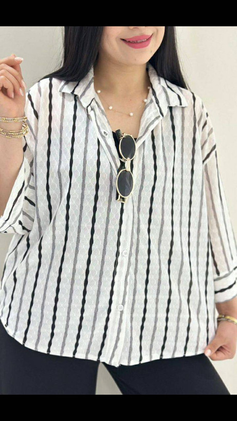 شومیز طهورا نیو 🫀🥰کد 15603 ترمه